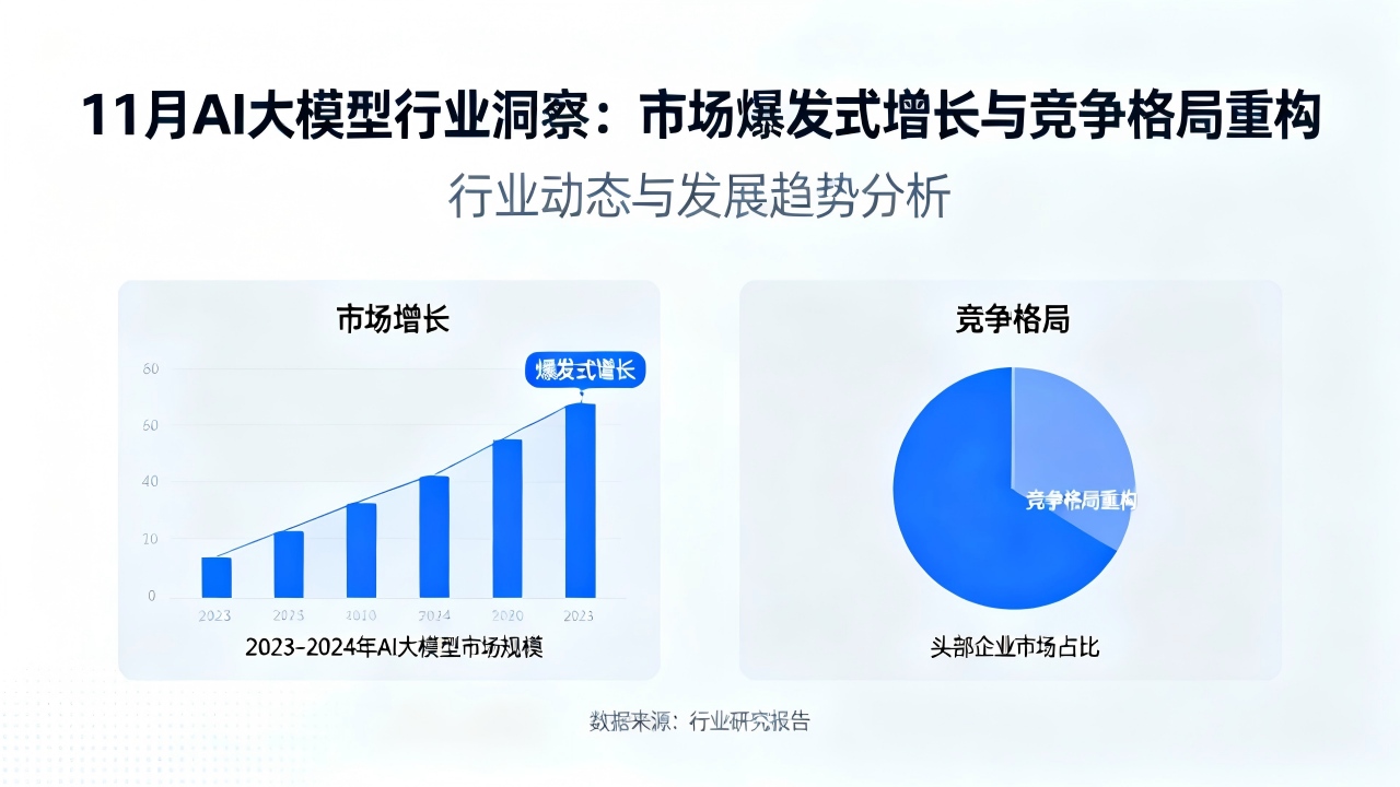 11月AI大模型行业洞察：市场爆发式增长与竞争格局重构