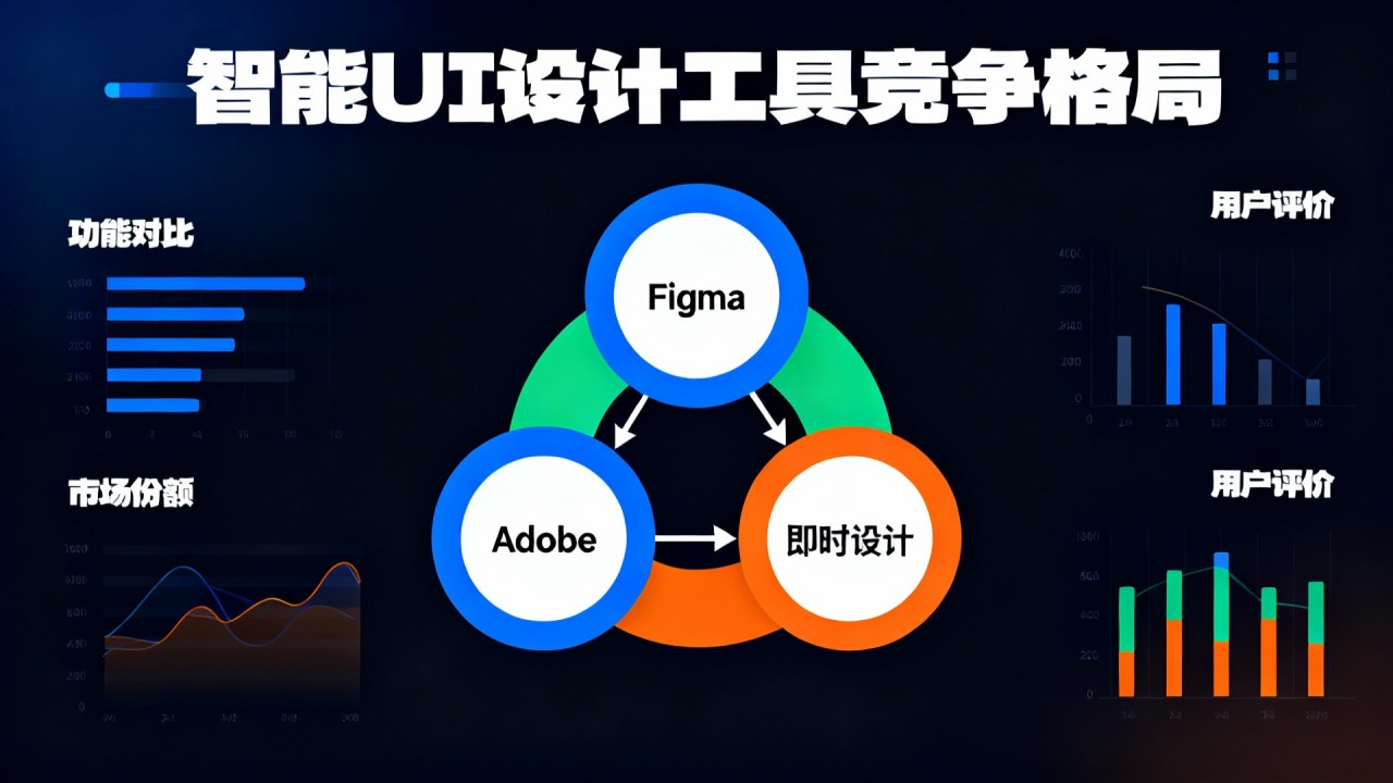 智能UI设计工具竞争白热化：Figma、Adobe、即时设计三足鼎立