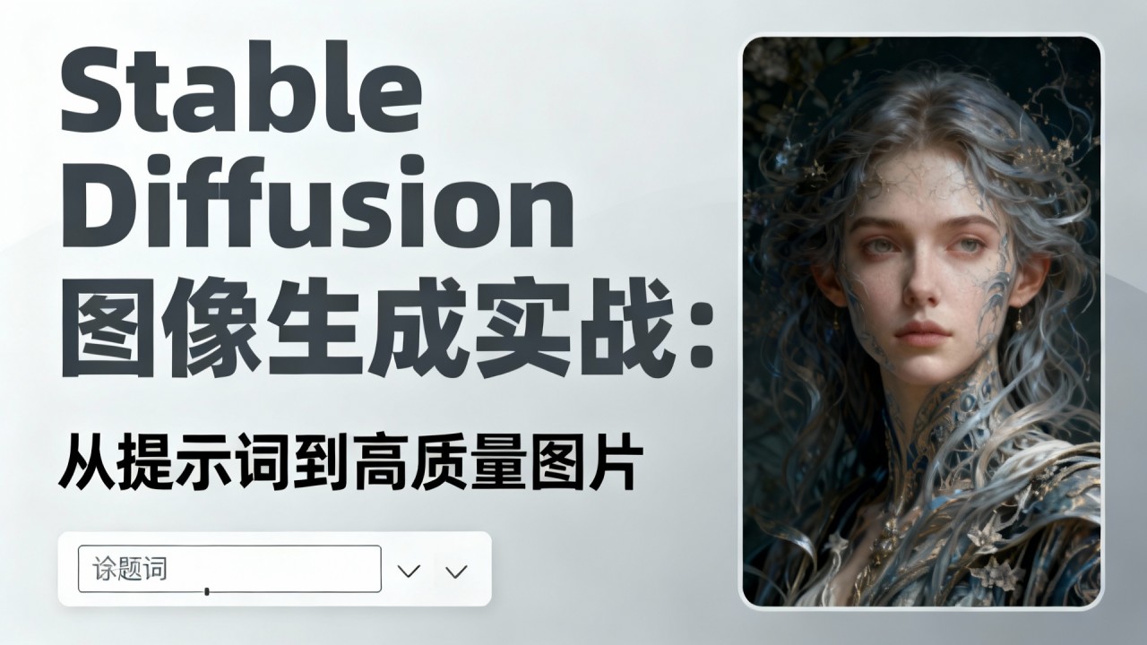 Stable Diffusion图像生成实战：从提示词到高质量图片